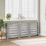 vidaXL Radiatorombouw 205x21,5x83,5 cm bewerkt hout, Verzenden, Nieuw
