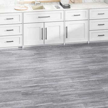 vidaXL Vloerplanken Mat hout grijs 2,51 m² 18 st PVC, Doe-het-zelf en Bouw, Verzenden, Nieuw
