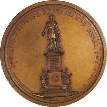 Nederland. Willem II. Historical Medal Unveiling of the