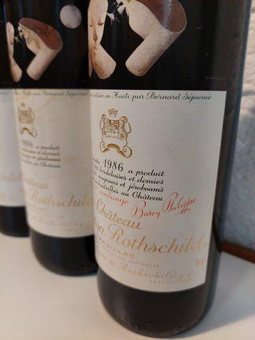 1986 Chateau Mouton Rothschild - Pauillac 1er Grand Cru, Verzamelen, Nieuw