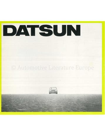 1968 DATSUN PROGRAMMA BROCHURE NEDERLANDS | FRANS