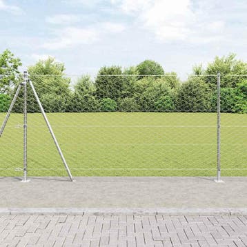 vidaXL zeshoekig gaashek met betonnen voetstuk 50 x 1,2 m, Tuin en Terras, Verzenden, Nieuw