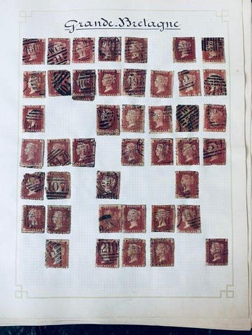 Groot-Brittannië - Collectie / Uitzoeker Engeland Klassiek, Postzegels en Munten, Gestempeld
