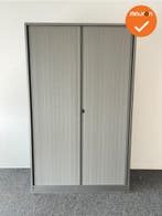 Roldeurkast - B keuze -  Ahrend - 195x120x45cm - Zilvergrijs, Werkplek, Ophalen of Verzenden, Gebruikt, Kast
