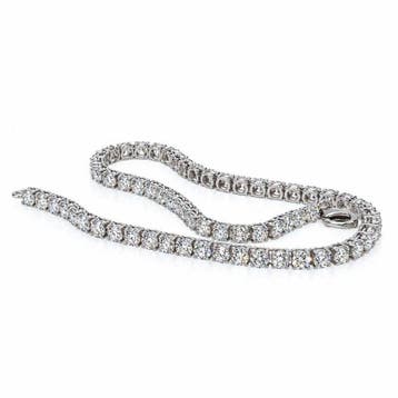 Zonder minimumprijs - Armband - 14 karaat Witgoud - 3.38ct., Nieuw