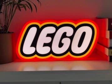 LEGO Custom Item - Lighted logo sign, Nieuw