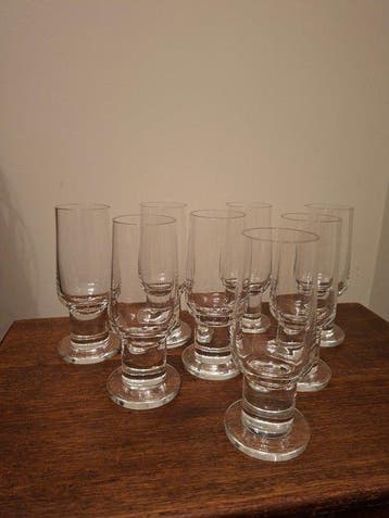 Orrefors - Drinkset (8) - Modernistisch - Scandinavisch