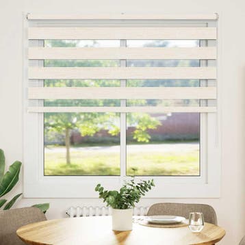 vidaXL Zebra Blind 145x150cm stofbreedte 140,9cm polyester, Huis en Inrichting, Verzenden, Nieuw