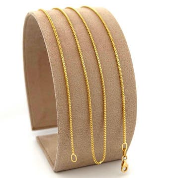 Vieri - Halsketting - Franco - 60 cm - 18 karaat Geel goud