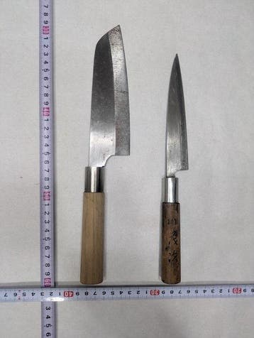 Keukenmes - Staal, Hout - Japan - Traditioneel Japans, Antiek en Kunst