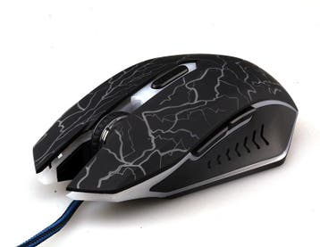 Game muis gaming mouse 1.5M kabel 2400DPI USB LED optisch *Z, Verzenden, Nieuw