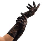 Kanten Handschoenen Lang 38cm, Verzenden