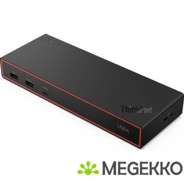 Lenovo ThinkPad USB4 Dock 5000 Bedraad Thunderbolt 4 Zwart, Computers en Software, Verzenden, Nieuw
