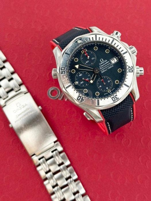 Omega - Seamaster Diver 300M - 2598.80 - Unisex - 1990-1999, Handtassen en Accessoires, Horloges | Heren