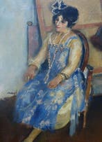 Edmond Heuzé (1883-1967) - Modèle dans latelier