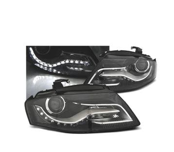PHARES LED DAYLIGHT DRL AUDI A4 B8 07-11FOND NOIR, Verzenden