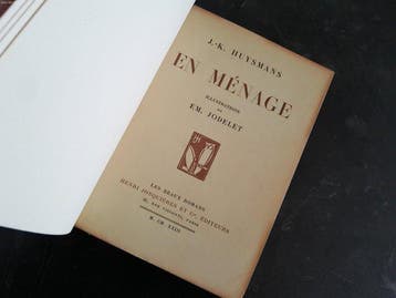 J.-K. Huysmans / Em. Jodelet - En Ménage [1/50 de tête sur, Antiquités & Art