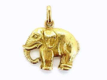 Zonder minimumprijs - Cartier - Hanger - 18 karaat Geel goud