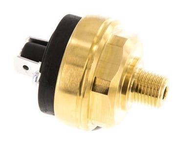 0.2 tot 2bar NO Messing Drukschakelaar M10 42VAC/DC Platte, Doe-het-zelf en Bouw, Verzenden, Nieuw