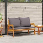vidaXL Tuinbank Olie Natuurlijk 115 x 65 x 71 cm Massief, Tuin en Terras, Verzenden, Nieuw