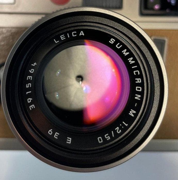 Leica M6 TTL TITANIUM + LEICA M Summicron 2/50mm Analoge, Verzamelen, Foto-apparatuur en Filmapparatuur