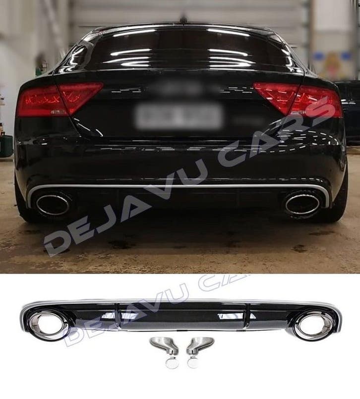RS7 Look Diffuser voor Audi A7 4G Sportback, Autos : Divers, Tuning & Styling, Enlèvement ou Envoi
