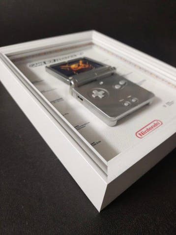 Nintendo Game Boy Advance echte kunst aan de muur - creative