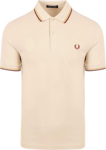 Fred Perry Polo M3600 Ecru W55 maat Maat 52/54 (L) Heren, Kleding | Heren, Polo's, Verzenden, Nieuw, Maat 52/54 (L), Fred Perry