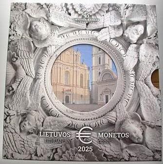 Munten set 1 Cent 2 Euro, 3,88  2025 Litauen Republik, Verzenden, België
