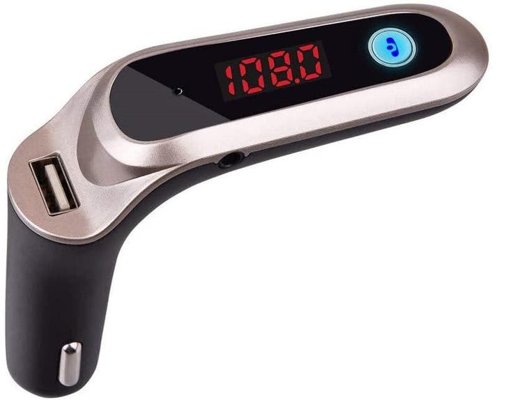 DrPhone FM7 - Bluetooth FM Transmitter – USB Poort - Carkit, Telecommunicatie, Carkits, Nieuw, Verzenden