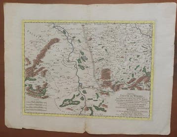 Duitsland - Het bisdom Worms; Nicolas Sanson (1600–1667) -