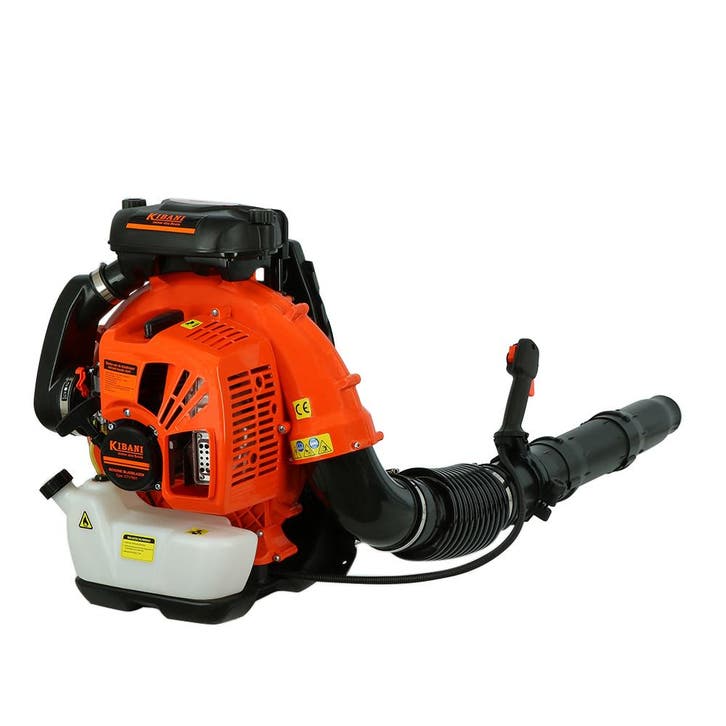 Kibani Benzine Bladblazer 75.6 CC / 5 PK - Luchtsnelheid 320, Tuin en Terras, Hand-tuingereedschap, Nieuw