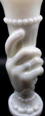 portieux - Vaas (2) - Vaas met de hand - opalijn - Opaline