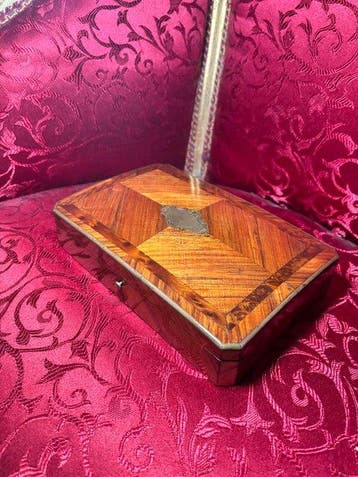 Doos - Hout, Messing - Cadeauset