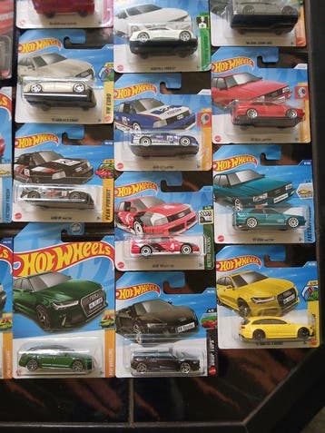 Hot Wheels 1:64 - Modelauto (19) - Audi-themed Hot Wheels, Hobby en Vrije tijd, Nieuw
