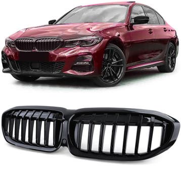 Glans Zwarte Nieren (Gril Set) BMW 3 Serie G20 G21 B0429
