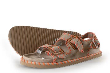 Colors of California Slippers in maat 41 Beige, Kleding | Dames, Schoenen, Slippers, Verzenden, Beige, Zo goed als nieuw
