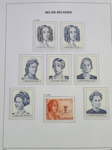 Belgique 2000/2006 - Davo VI LX feuilles avec tous les