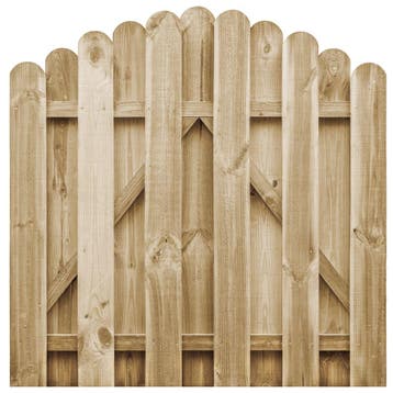 vidaXL Poort 100x100 cm geïmpregneerd grenenhout, Jardin & Terrasse, Verzenden