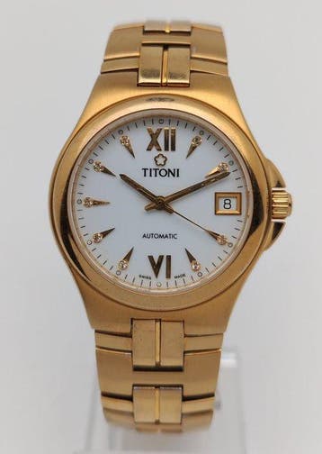 Titoni - Slim Automatic ETA 2892/2 - Diamond Index -, Nieuw