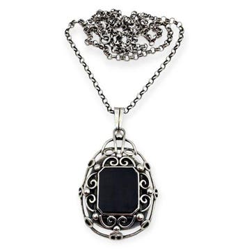Argent - Collier - Art nouveau, environ les années 1950