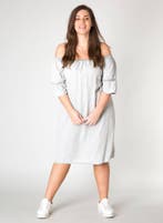 Jurk Yesta Jonita off shoulder0Maat 46/48 (XL) of groter, Kleding | Dames, Verzenden, Nieuw, Maat 46/48 (XL) of groter, Overige kleuren