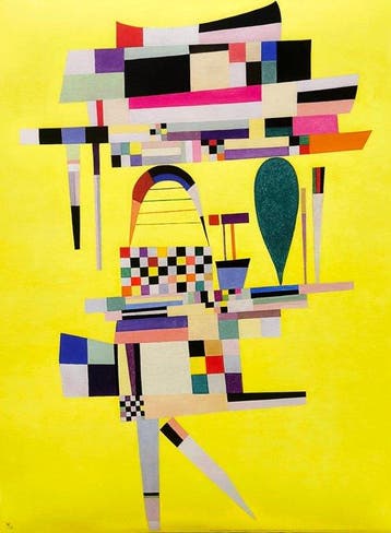 Wassily Kandinsky (1866-1944) (after) - Yellow Painting,
