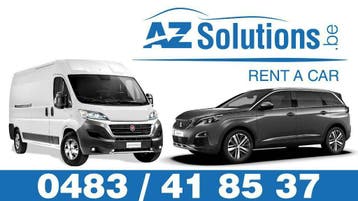 AZRental.be | 39€ -50% Location Camionnette 0484/08.52.37