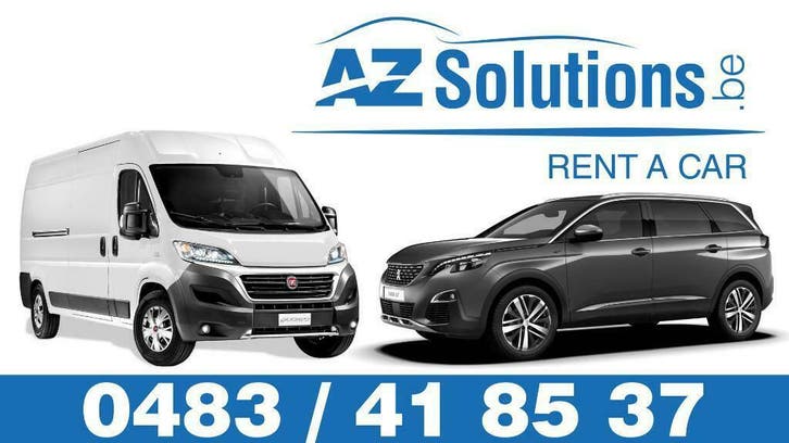 AZRental.be | 39€ -50% Location Camionnette 0484/08.52.37, Services & Professionnels, Location | Auto & Moto
