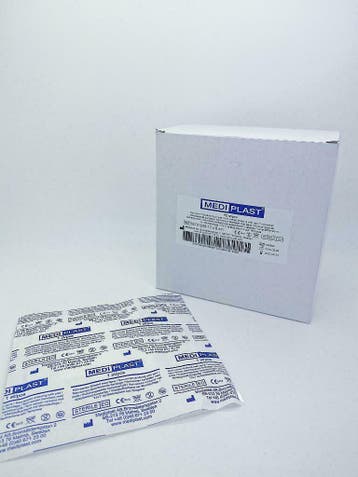 Mediplast non-woven Eilandpleister 10cm x 8cm - 50 stuks, Ophalen of Verzenden