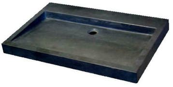 Lot-70 opbouw-wastafel Limestone 70x45x6 cm z/krgat, Bricolage & Construction, Ophalen of Verzenden