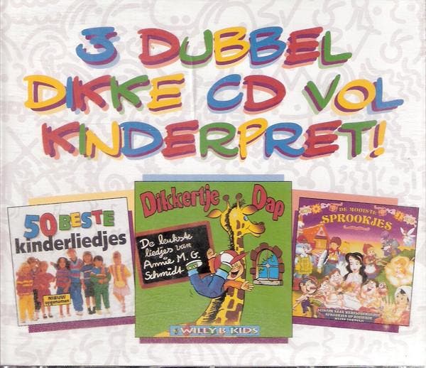 Various - 3 Dubbel Dikke CD Vol Kinderpret!, CD & DVD, CD | Pop, Envoi