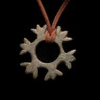 Viking periode Brons Sun Wheel Pendant / Amulet - 39 mm