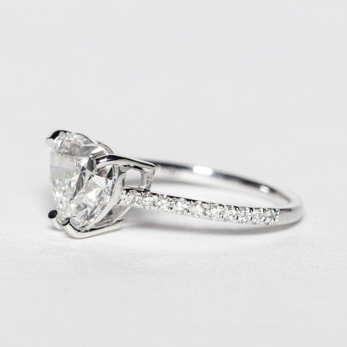 Zonder minimumprijs - Statement ring - 18 karaat Witgoud -, Bijoux, Sacs & Beauté, Bijoux anciens